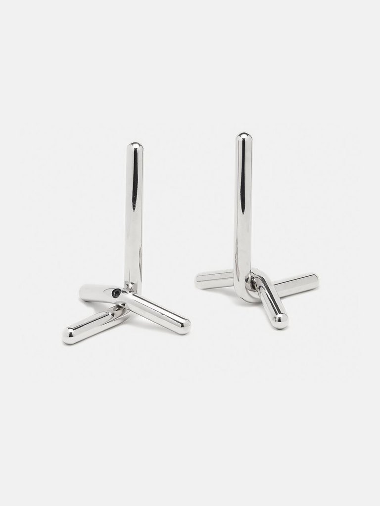 Cal Bookend - Nickel (Pair) - Steel