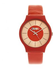 Crayo Trinity Unisex Watch - Red