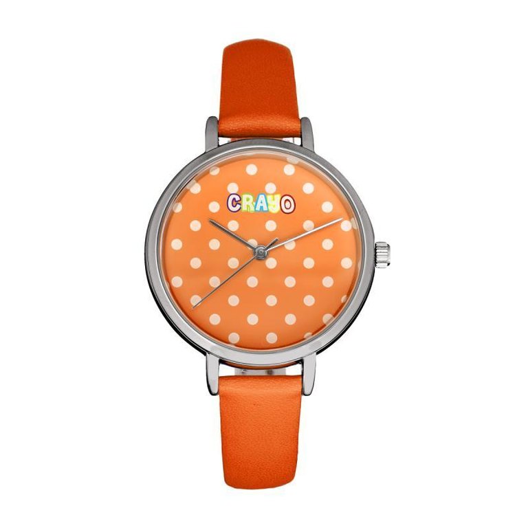 Dot Strap Watch - Orange