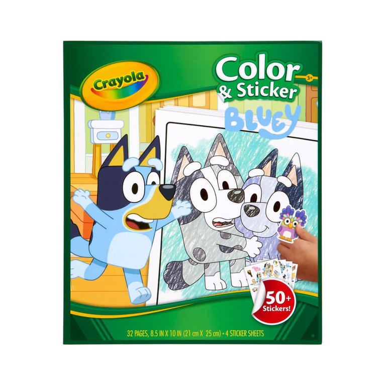 Bluey Color And Sticker Activity Book