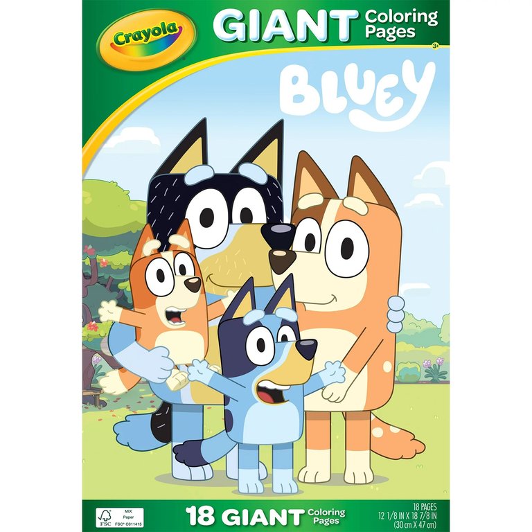 Bluey Giant Coloring Pages