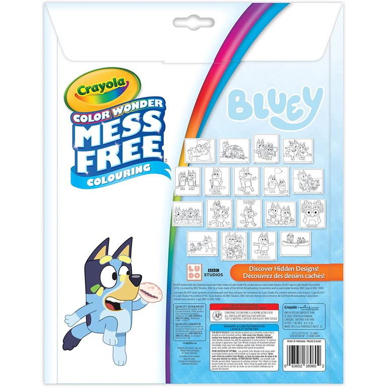 Crayola Color Wonder Mess-Free Colouring Pages & Mini Markers - Blue
