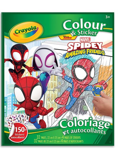 Crayola Colour & Sticker - Spidey & Friends product
