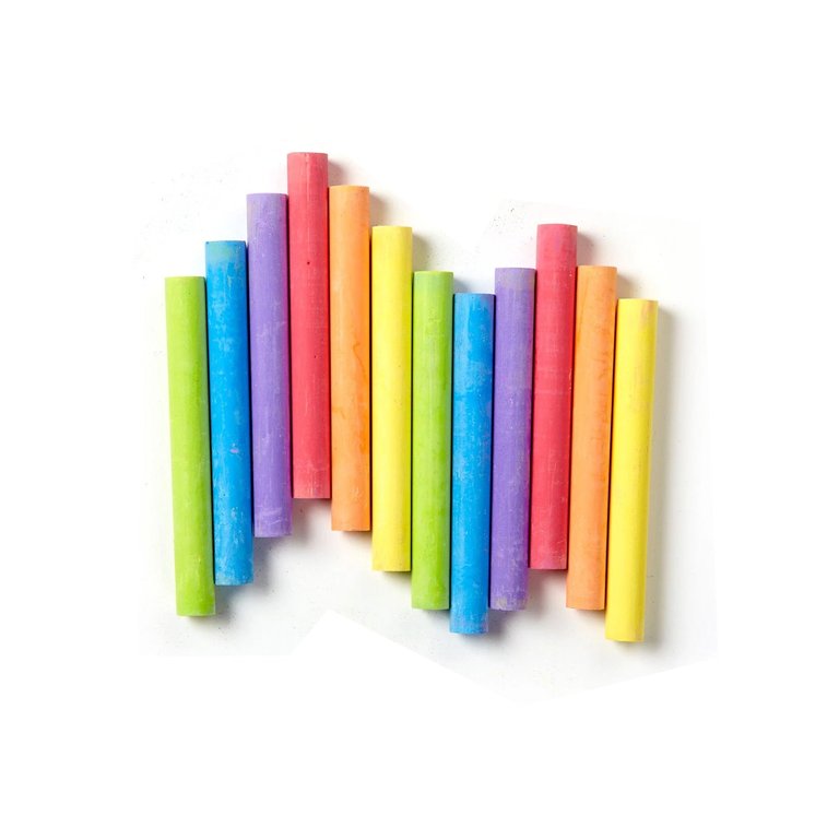 Coloured Chalk - 12 Count