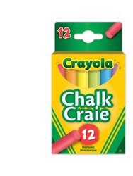 Coloured Chalk - 12 Count