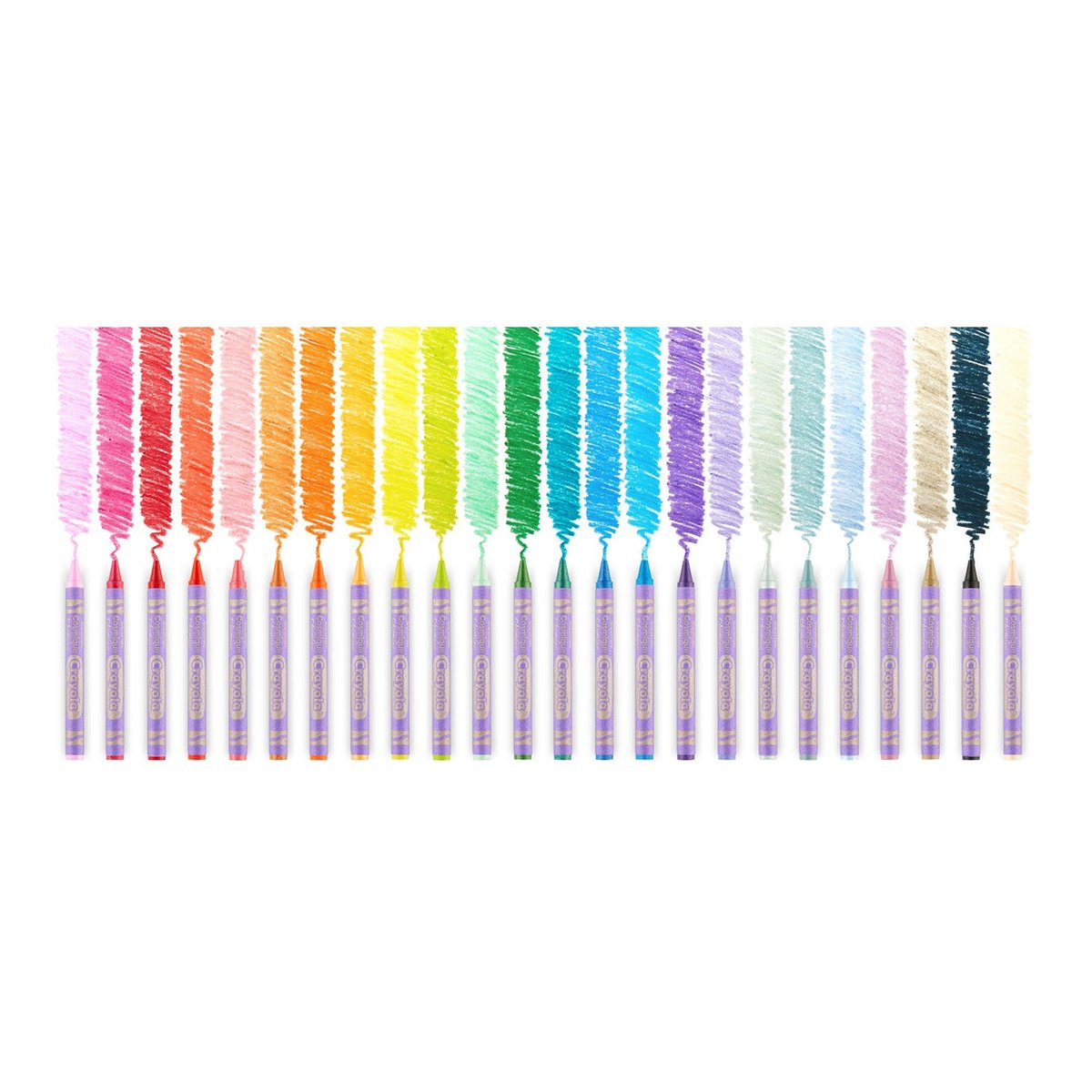 Crayola BIN523447 Specialty Cosmic Crayons, Assorted Color - 24