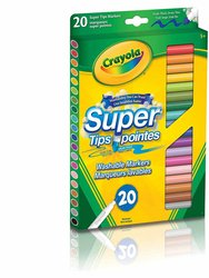 Crayola 20 Super Tips Washable Markers