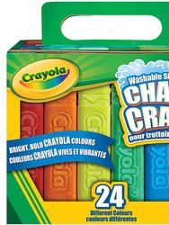 Crayola 24-Count Washable Sidewalk Chalk