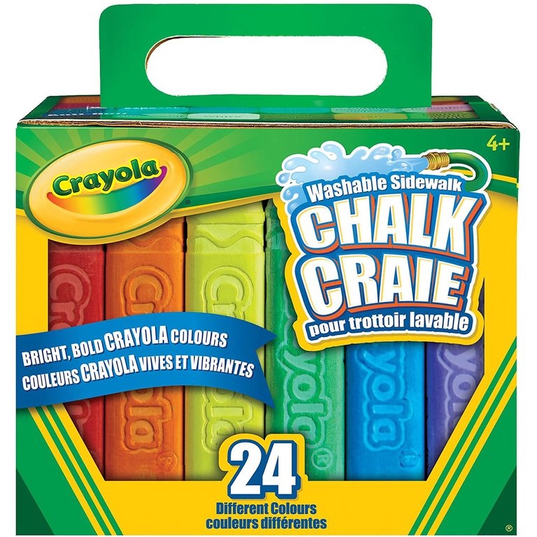 Crayola 24-Count Washable Sidewalk Chalk