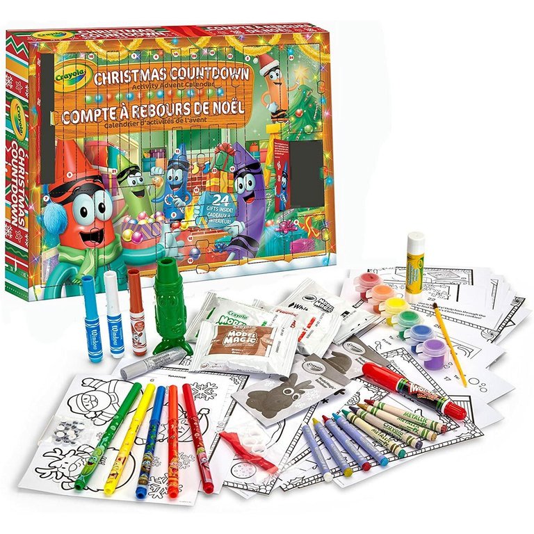 Crayola Christmas Countdown Activity Advent Calendar