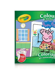 Crayola - Color & Sticker Book Peppa Pig