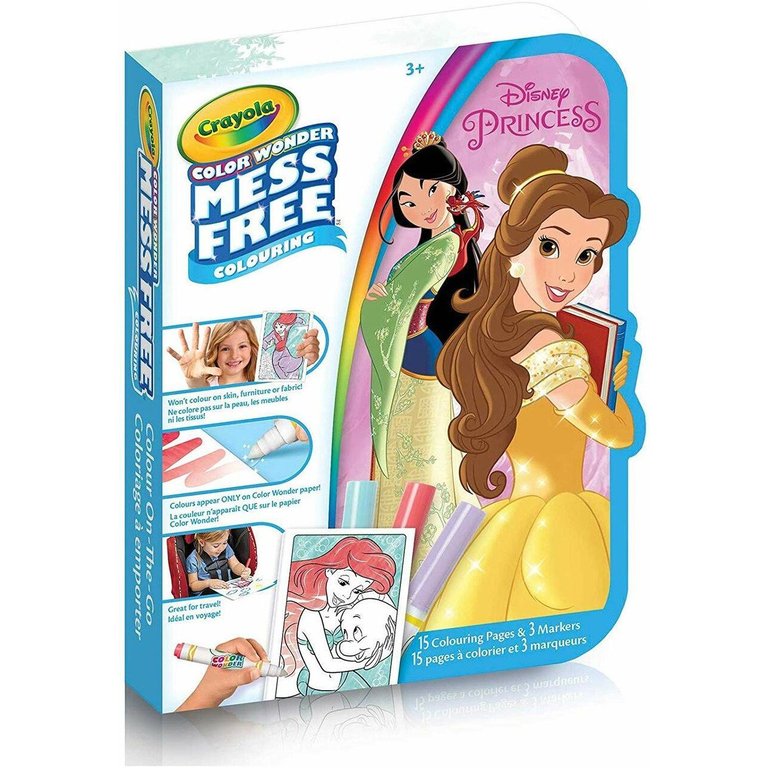 Crayola Color Wonder Coloring Pad & Markers - Princess