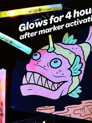 Crayola Glow Fusion Marker Colouring Set - Deep Sea Creatures