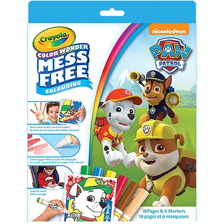 Crayola Paw Patrol Color Wonder Mess Free Coloring Kit