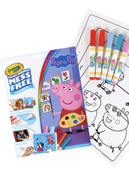 Crayola Peppa Pig Color Wonder Mess Free Coloring - 18 Pages and 4 Markers