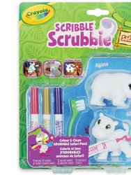 Crayola Scribble Scrubbie Safari Animals - Rhino and Hippo