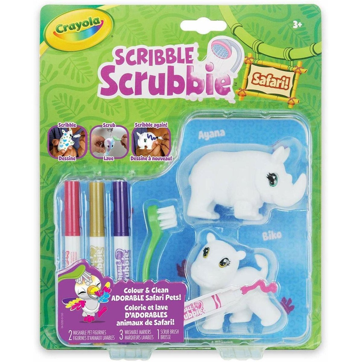 Crayola Scribble Scrubbie Safari Oasis Set Brand New Sealed