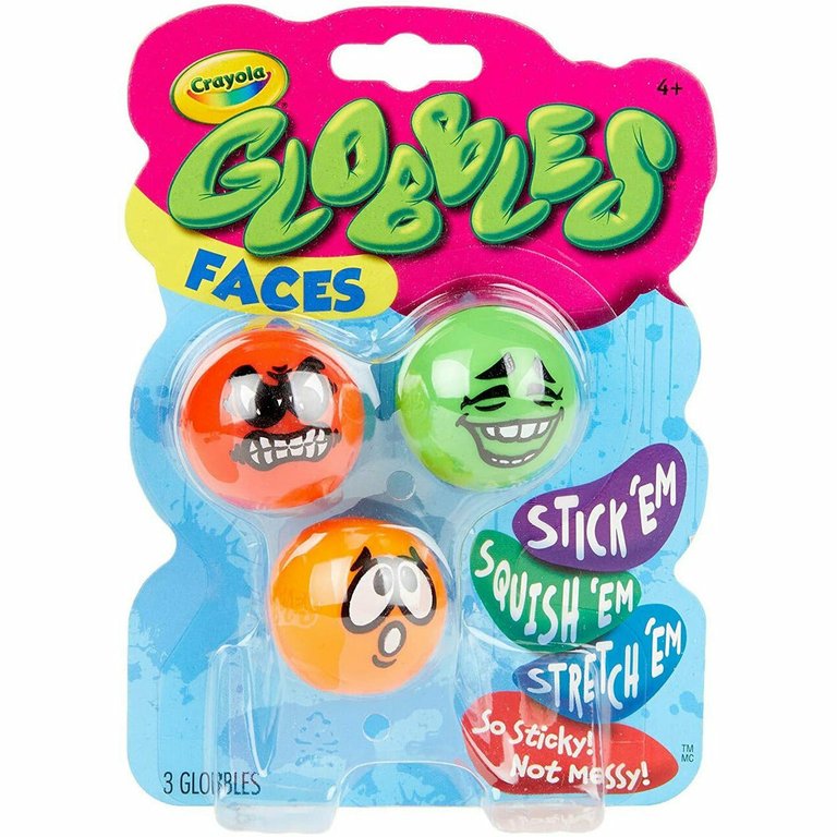 Crayola Silly Faces Globbles - 3 Count