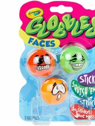 Crayola Silly Faces Globbles - 3 Count