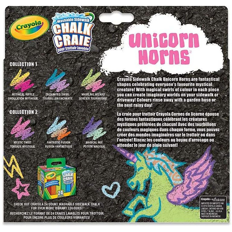 Crayola Unicorn Sidewalk Chalk