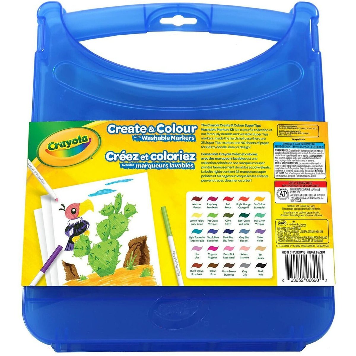 Crayola Washable Markers Case 65 Pieces