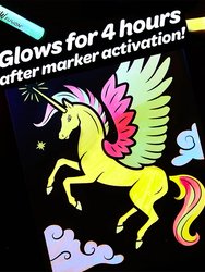 Glow Fusion Marker Colouring Set - Mythical Creatures