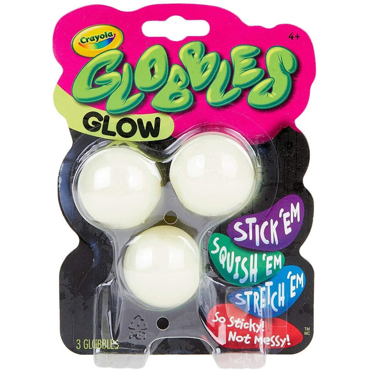 Crayola Glow In The Dark Globbles - 3 Count