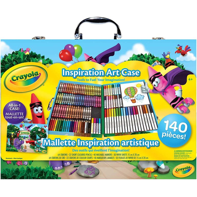CRAYOLA Inspiration Art Case Art Tools 140 Pieces Crayons Colored