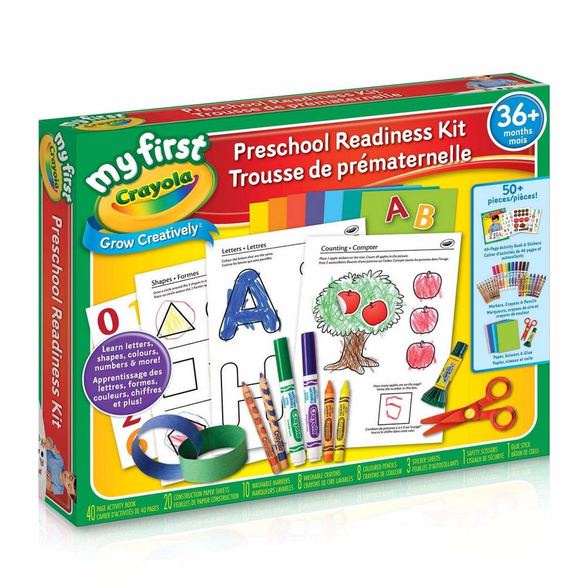 Kids CRAYOLA Colored pencil, crayon and marker set 74-Piece Color Gift Set  -NEW