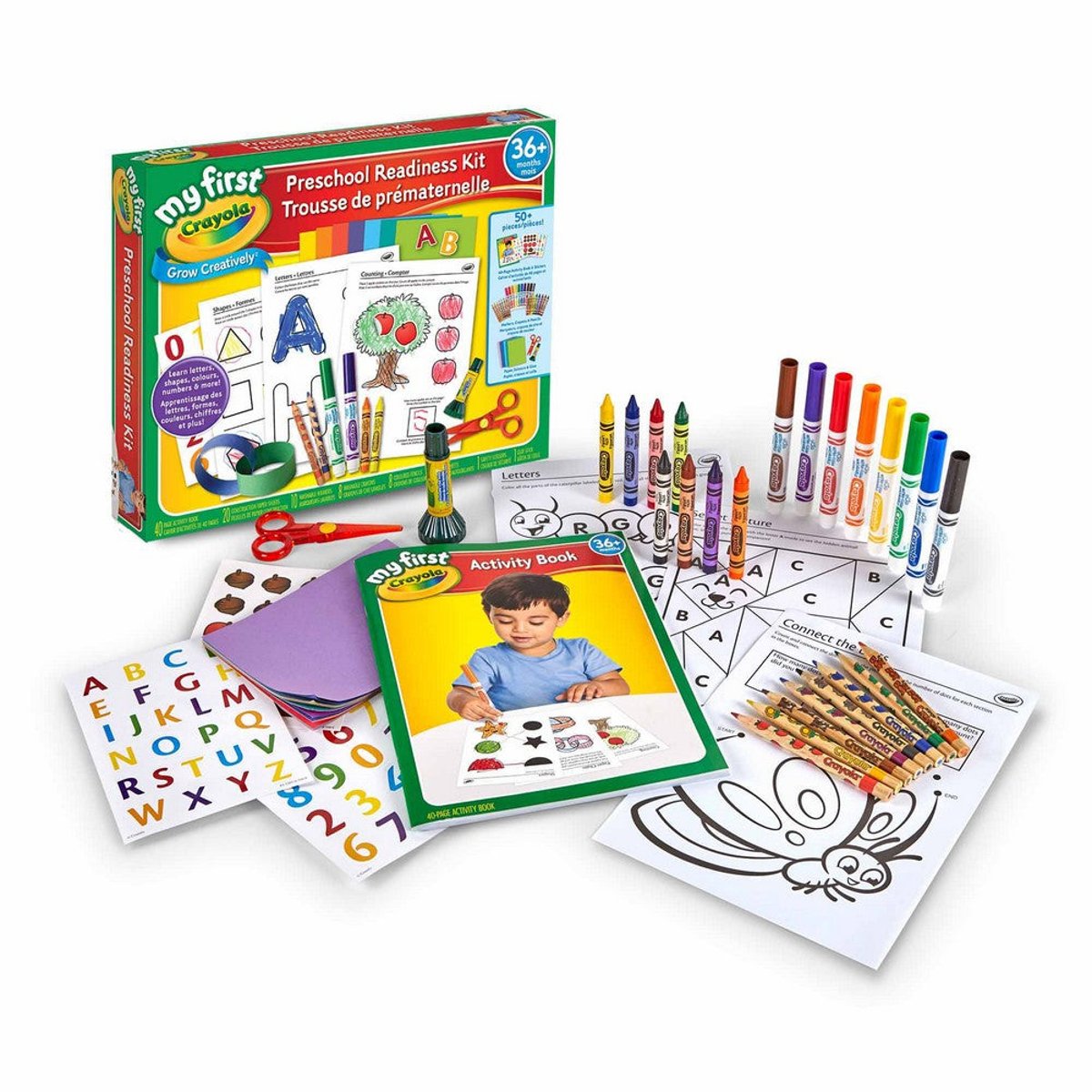 Kids CRAYOLA Colored pencil, crayon and marker set 74-Piece Color Gift Set  -NEW