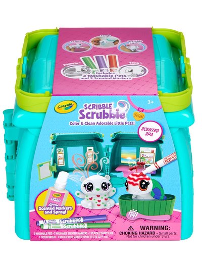Crayola Scribble Scrubbie Pets Scented Spa Playset product
