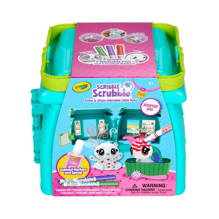 Scribble Scrubbie Pets Scented Spa Playset - Blue