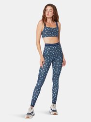 Angela Floral Printed Legging - Navy Ditsy