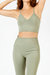 Ava Seamless Bralette - Faded Olive