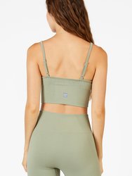 Ava Seamless Bralette - Faded Olive