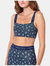 Charlotte Floral Printed Sports Bra