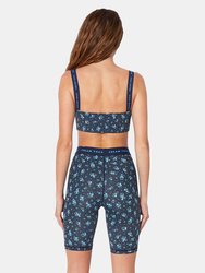 Charlotte Floral Printed Sports Bra