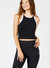 Claire Seamless Tank Top - Black - Black