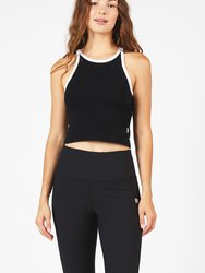 Claire Seamless Tank Top - Black