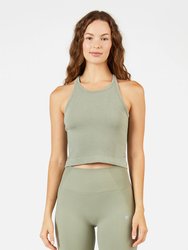 Claire Seamless Tank Top - Faded Olive