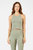 Claire Seamless Tank Top - Faded Olive