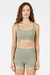 Kelly Seamless Thermal Bra - Faded Olive