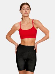 Kelly Seamless Thermal Bra - Red