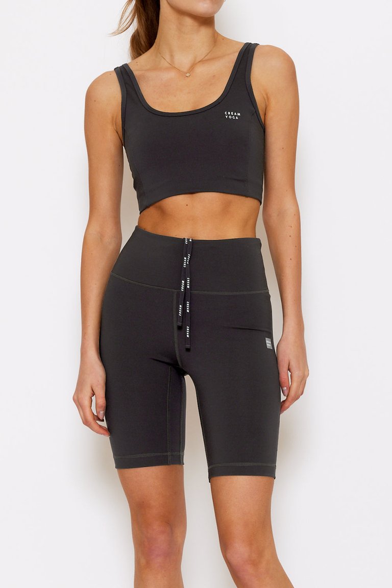 Lisa Biker Shorts - Faded Black