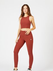 Nancy Ribbed Legging - Amber