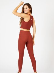 Nancy Ribbed Legging - Amber