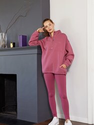 Selena Half-Zip Oversize Pullover