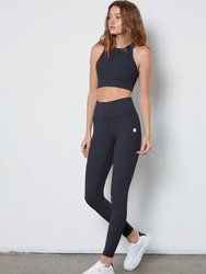 Sophia High Neck Ribbed Sports Bra