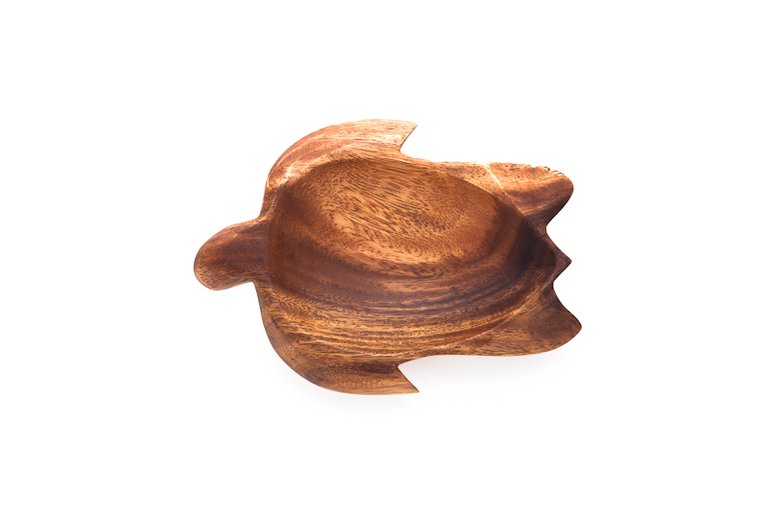 Acacia Wood Turtle Bowl