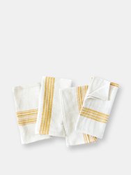 Aden Napkin - Natural with Gold